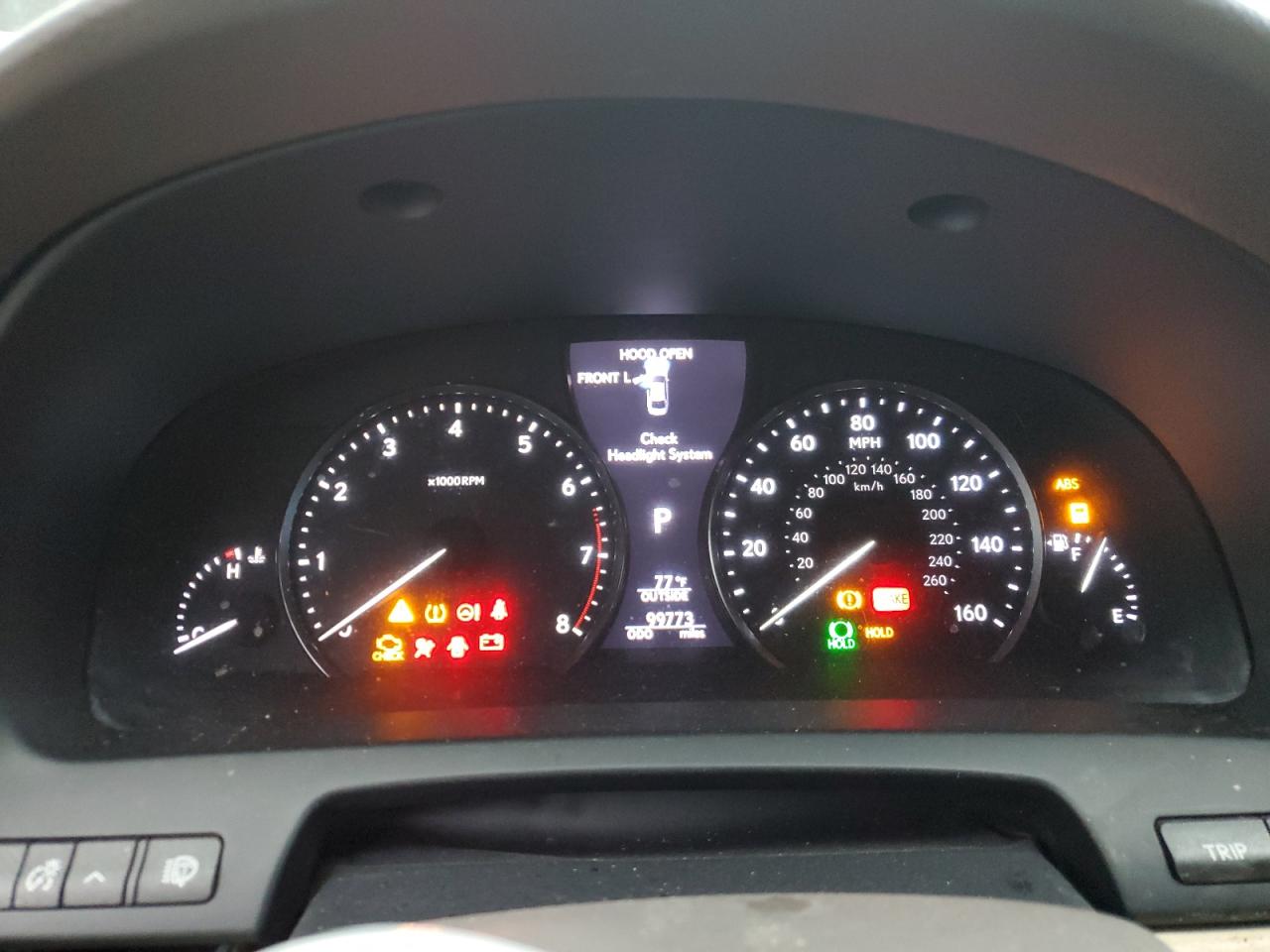 2014 Lexus LS VIN JTHBL5EF0E5125504 Copart auction photo, all over / undercarriage damage thumbnail 9