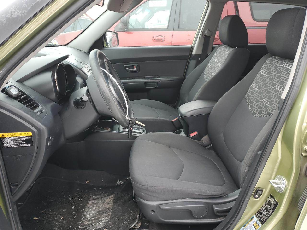 2010 KIA Soul VIN KNDJT2A21A7163451 Copart auction photo, front end damage thumbnail 7