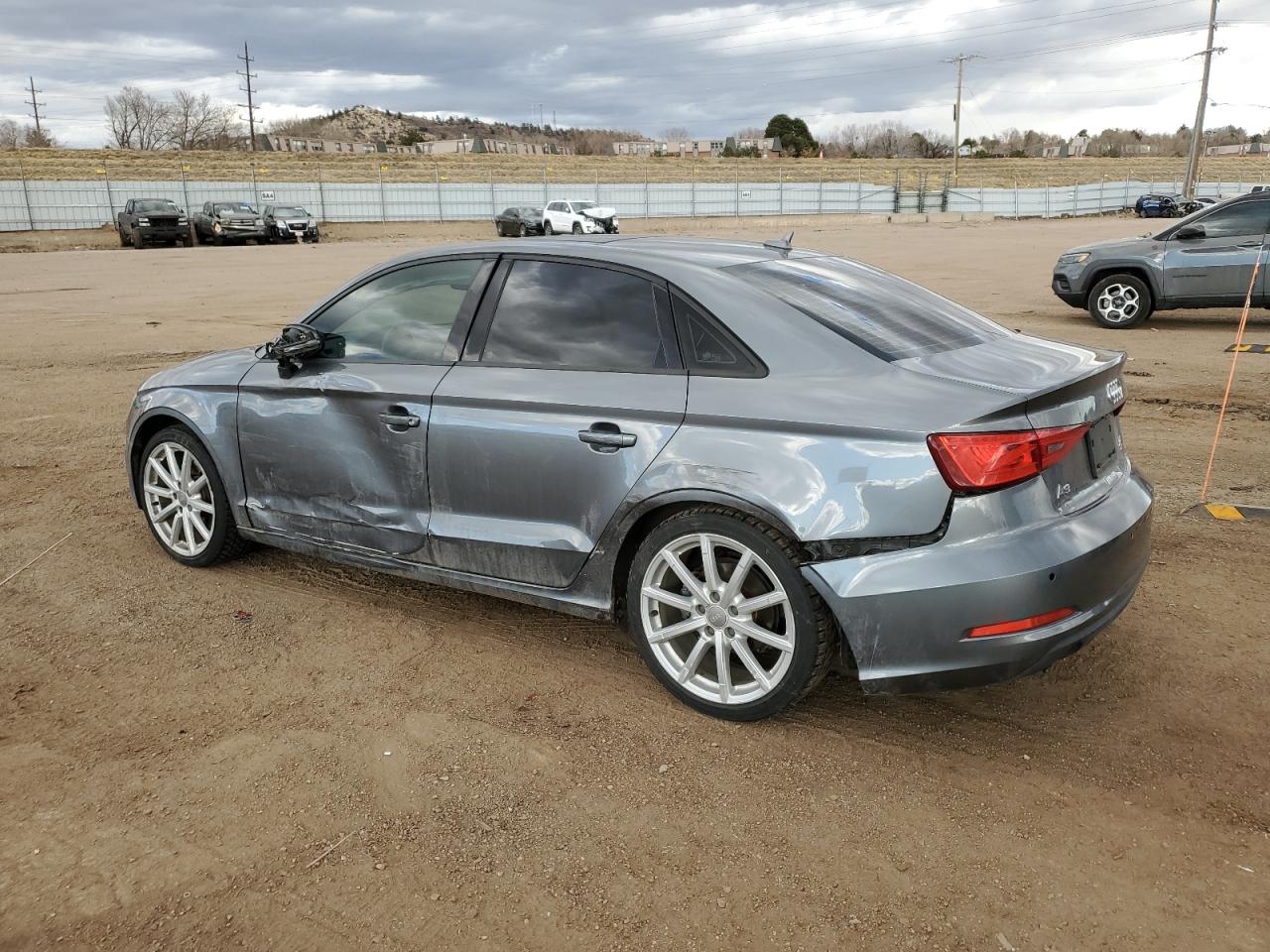 2016 Audi A3 VIN WAUB8GFF0G1046449 Copart auction photo, side / rear end damage thumbnail 2