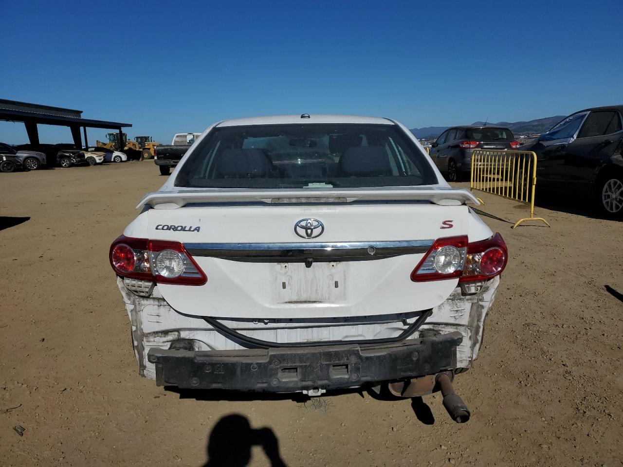 2011 Toyota Corolla VIN 2T1BU4EE5BC687204 Copart auction photo, rear end damage thumbnail 6