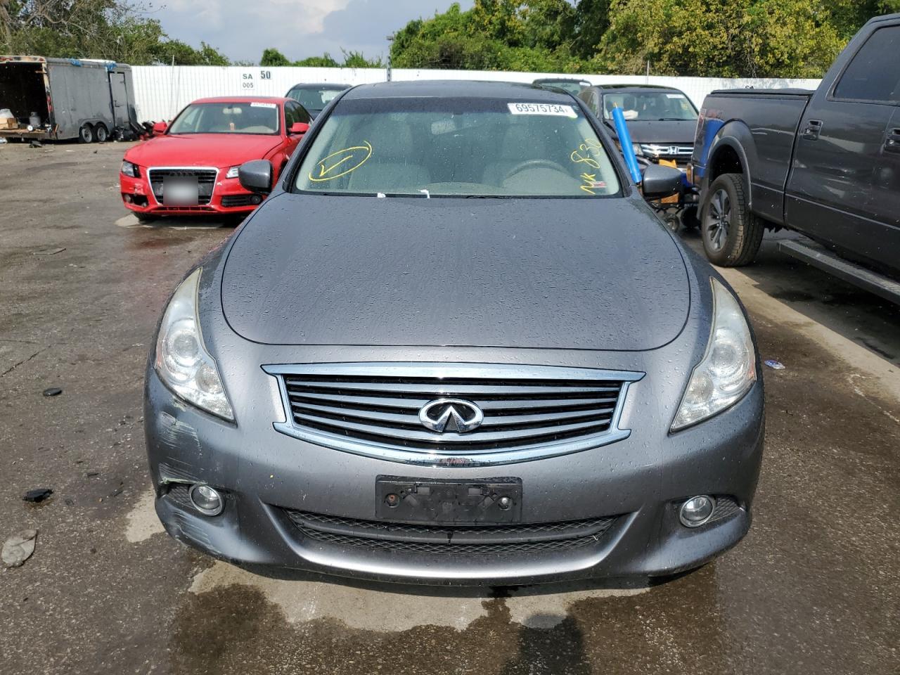 2011 Infiniti G VIN JN1CV6AR9BM409756 Copart auction photo, side damage thumbnail 5