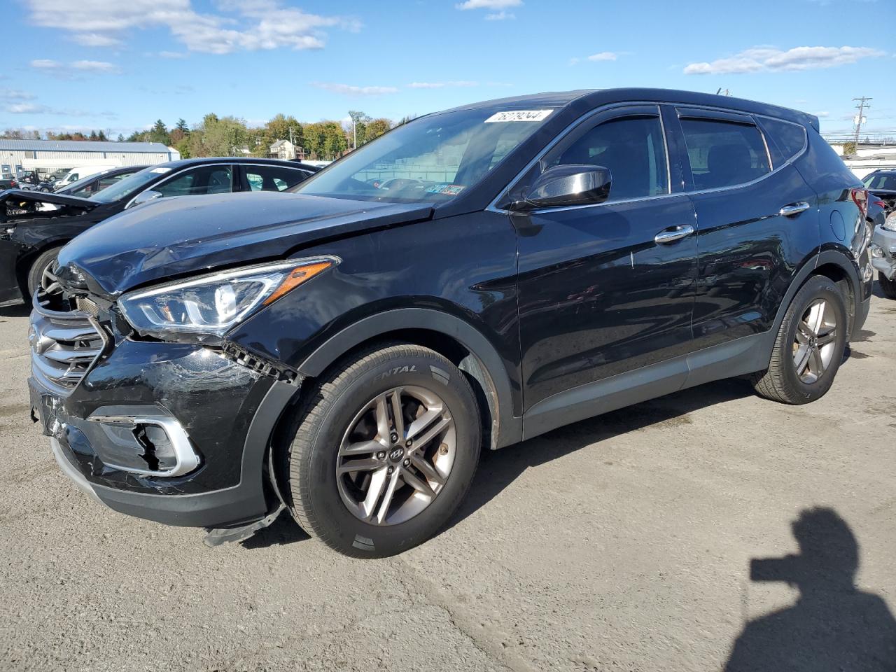 2018 Hyundai Santa Fe VIN 5NMZTDLB7JH087156