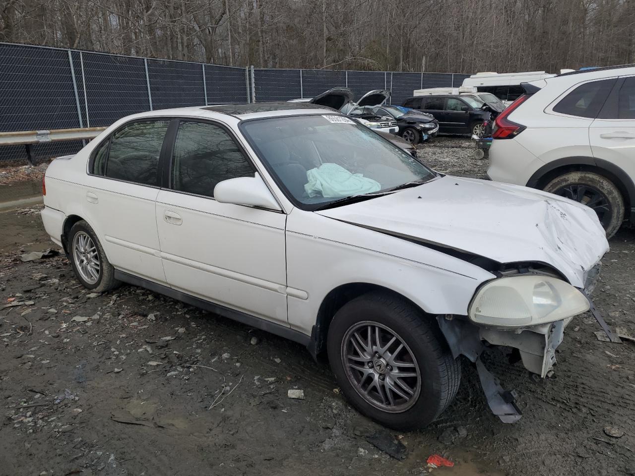 1996 Honda Civic VIN 1HGEJ8549TL047996 Copart auction photo, all over damage thumbnail 4