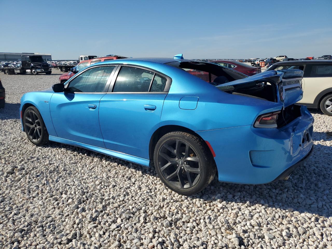 2019 Dodge Charger VIN 2C3CDXHG6KH522999 Copart auction photo, rear end damage thumbnail 2