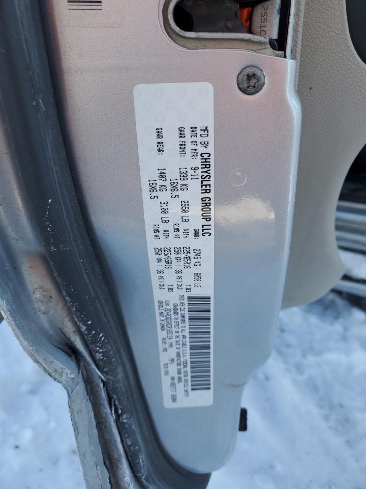 2012 Dodge Caravan VIN 2C4RDGDGXCR165124 Copart auction photo, side / rear end damage thumbnail 16
