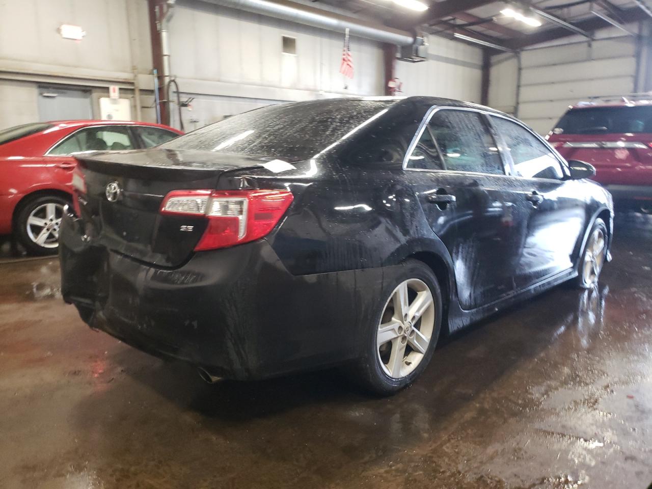 2014 Toyota Camry VIN 4T1BF1FKXEU347630 Copart auction photo, rear end / front end damage thumbnail 3