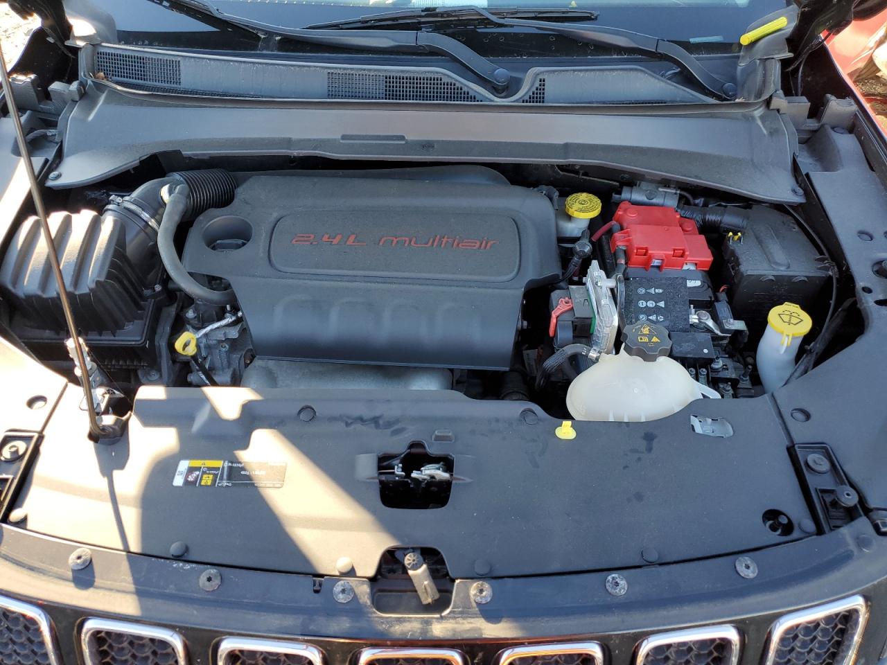 2019 Jeep Compass VIN 3C4NJCBB3KT855106 Copart auction photo, rear end damage thumbnail 12