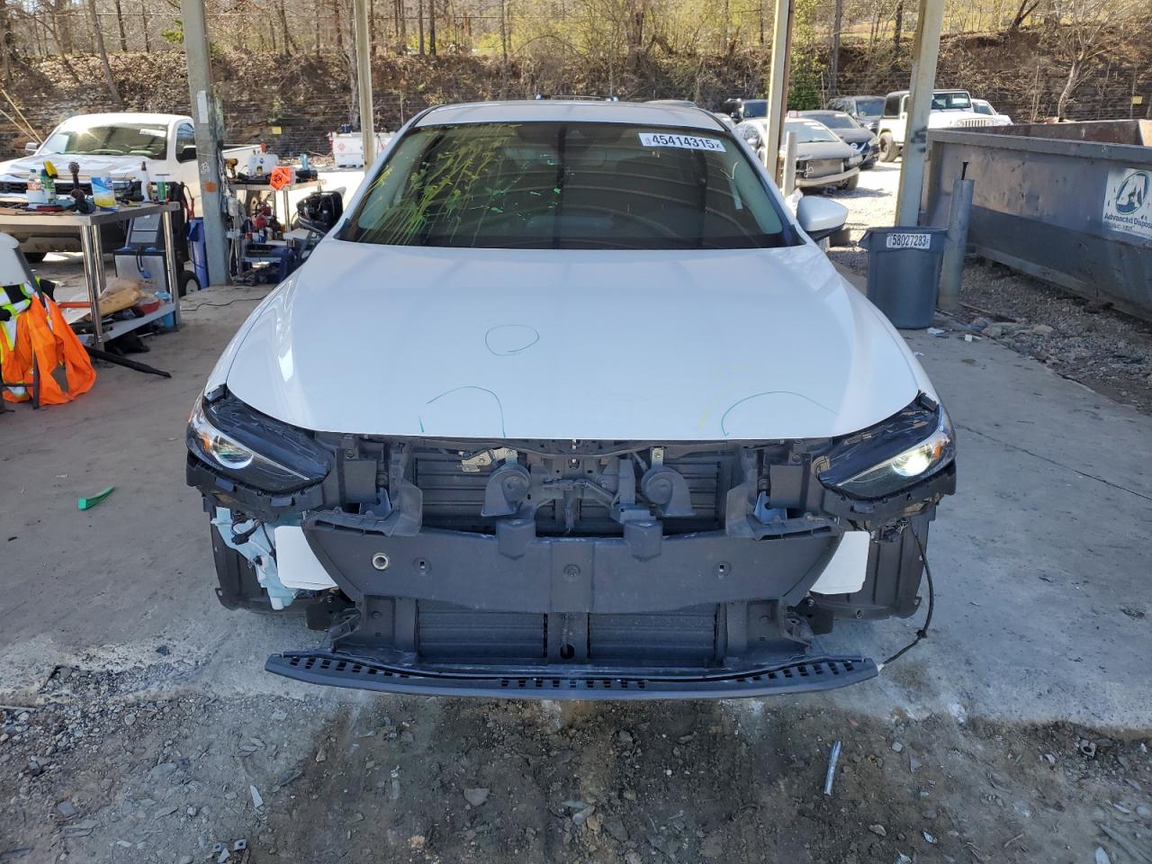 2021 Mazda 3 VIN 3MZBPABM5MM207137 Copart auction photo, rear end / front end damage thumbnail 5