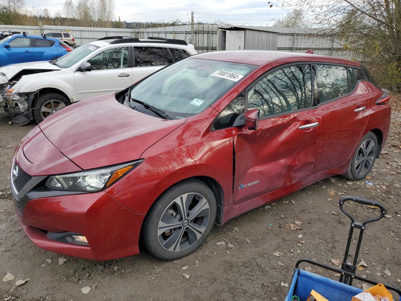 2018 Nissan Leaf VIN 1N4AZ1CP5JC300521 - Copart auction photo