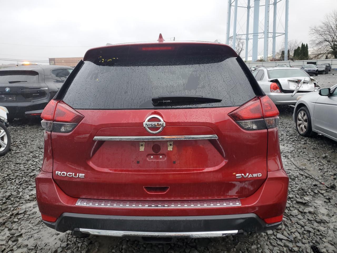 2018 Nissan Rogue VIN 5N1AT2MV5JC845516 Copart auction photo, burn damage thumbnail 6