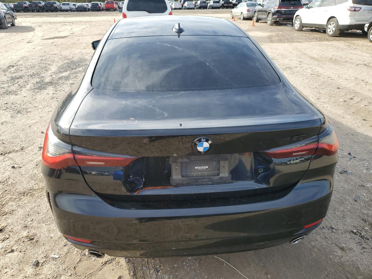 2022 BMW 4er VIN WBA53AP05NCJ14989 Copart auction photo, front end / side damage thumbnail 6
