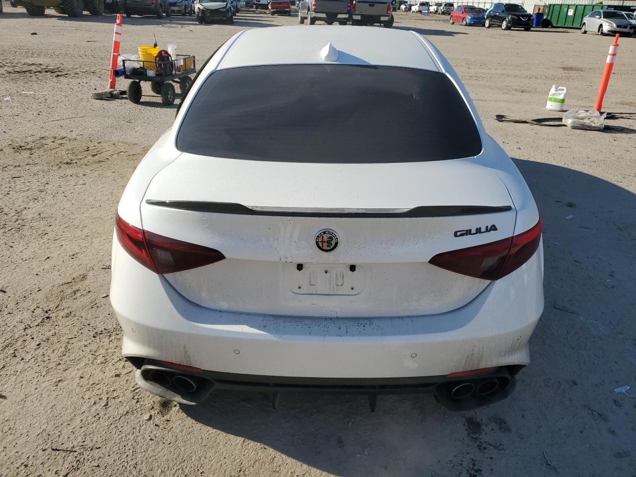 2019 Alfa Romeo Giulia VIN ZARFAMEV1K7613635 Copart auction photo, side damage thumbnail 6