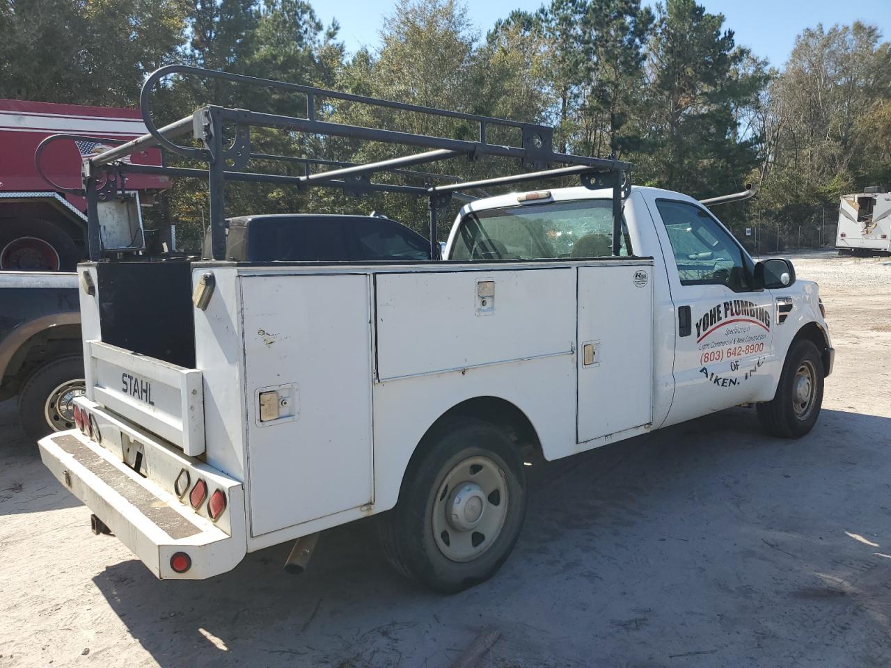 2008 Ford F250 VIN 1FDNF20518EE21859 Copart auction photo, all over damage thumbnail 3