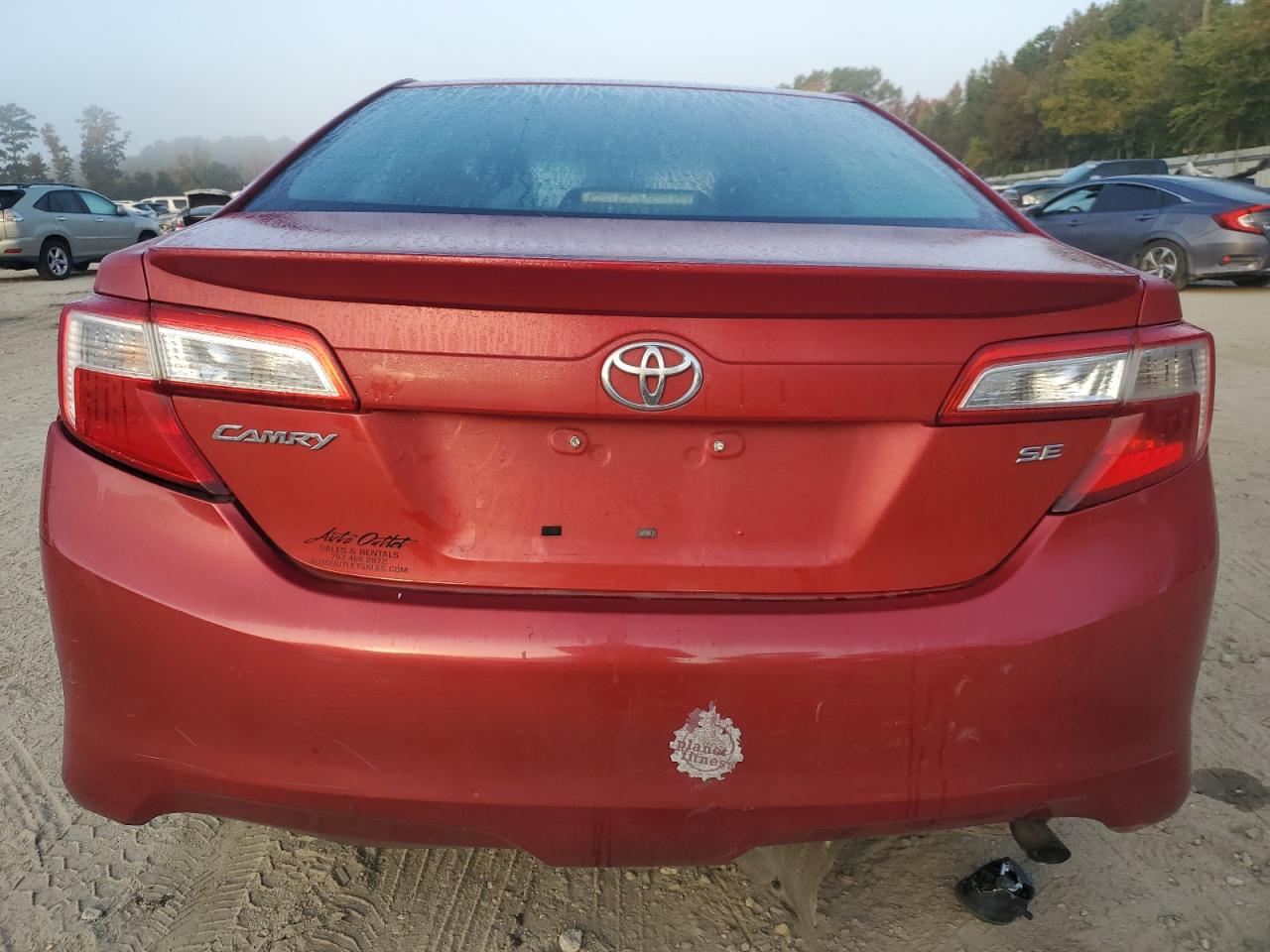 2012 Toyota Camry VIN 4T1BF1FK0CU609894 Copart auction photo, front end / side damage thumbnail 6