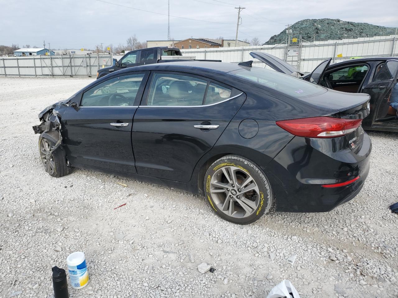 2017 Hyundai Elantra VIN 5NPD84LF0HH027957 Copart auction photo, front end / side damage thumbnail 2