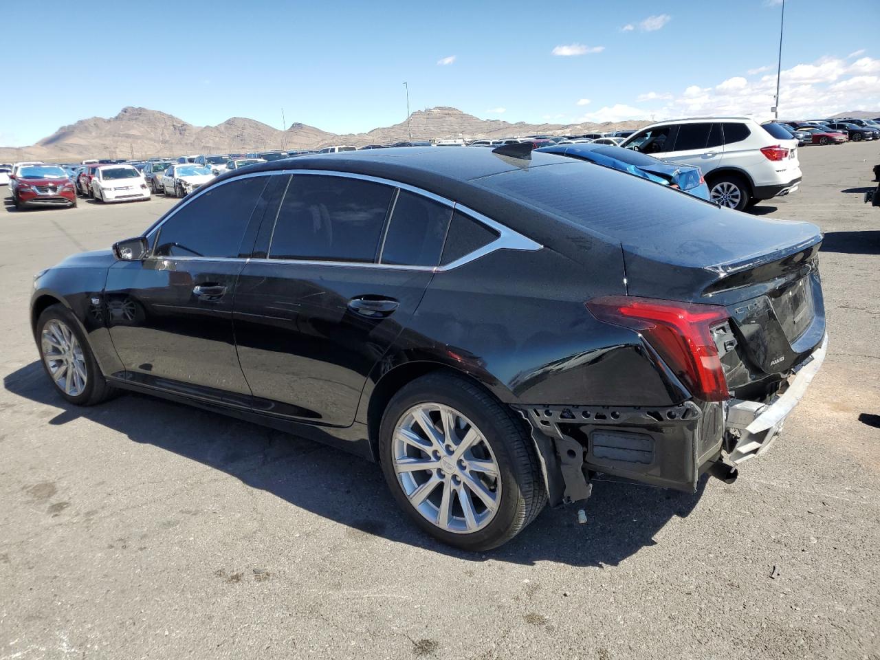 2022 Cadillac CT5 VIN 1G6DX5RK5N0117002 Copart auction photo, rear end / front end damage thumbnail 2