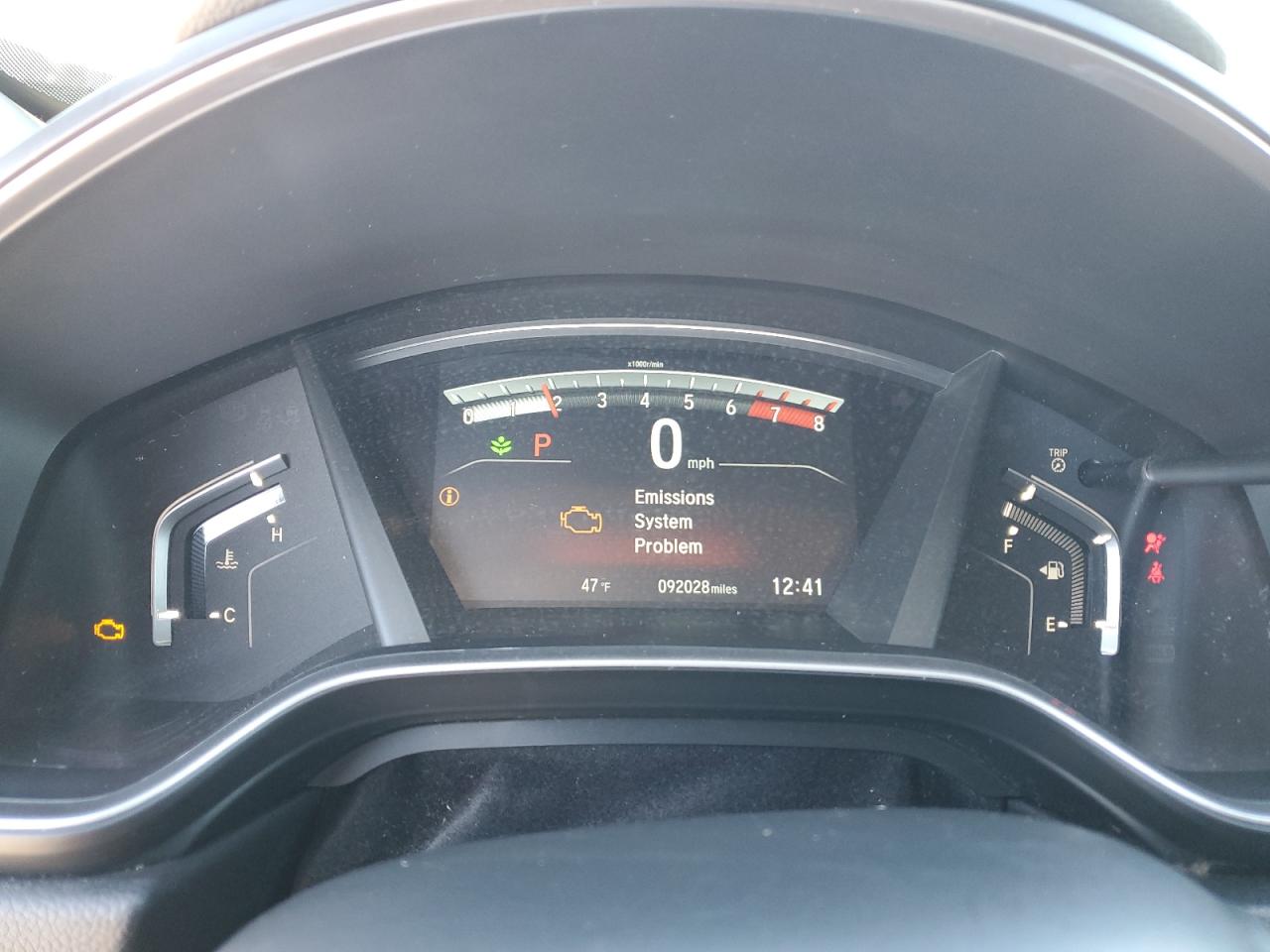 2017 Honda CR-V VIN 2HKRW2H50HH603661 Copart auction photo, side / front end damage thumbnail 9