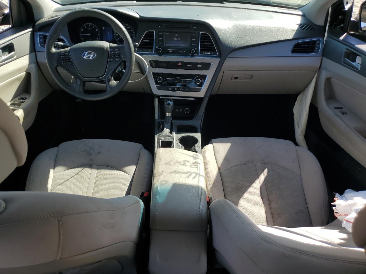 2015 Hyundai Sonata VIN 5NPE24AF9FH222347 Copart auction photo, side damage thumbnail 8
