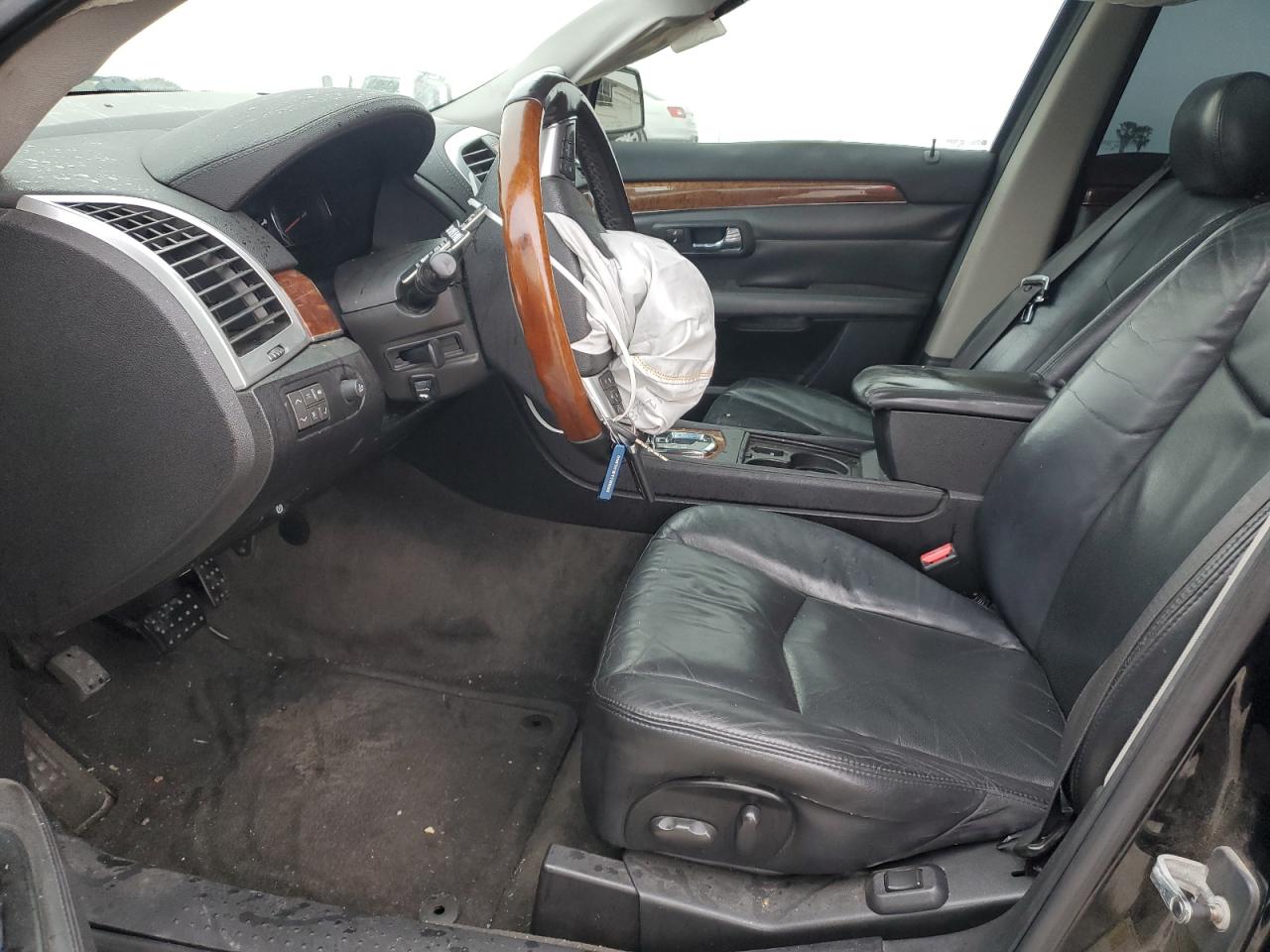 2009 Cadillac SRX VIN 1GYEE637290138987 Copart auction photo, rear end / front end damage thumbnail 7