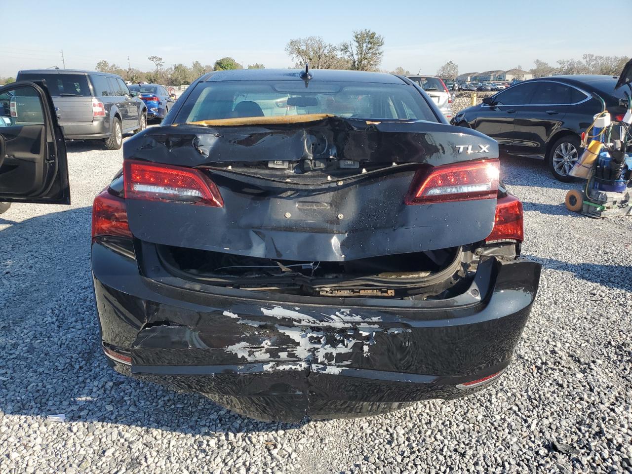 2016 Acura TLX VIN 19UUB1F36GA010265 Copart auction photo, rear end damage thumbnail 6