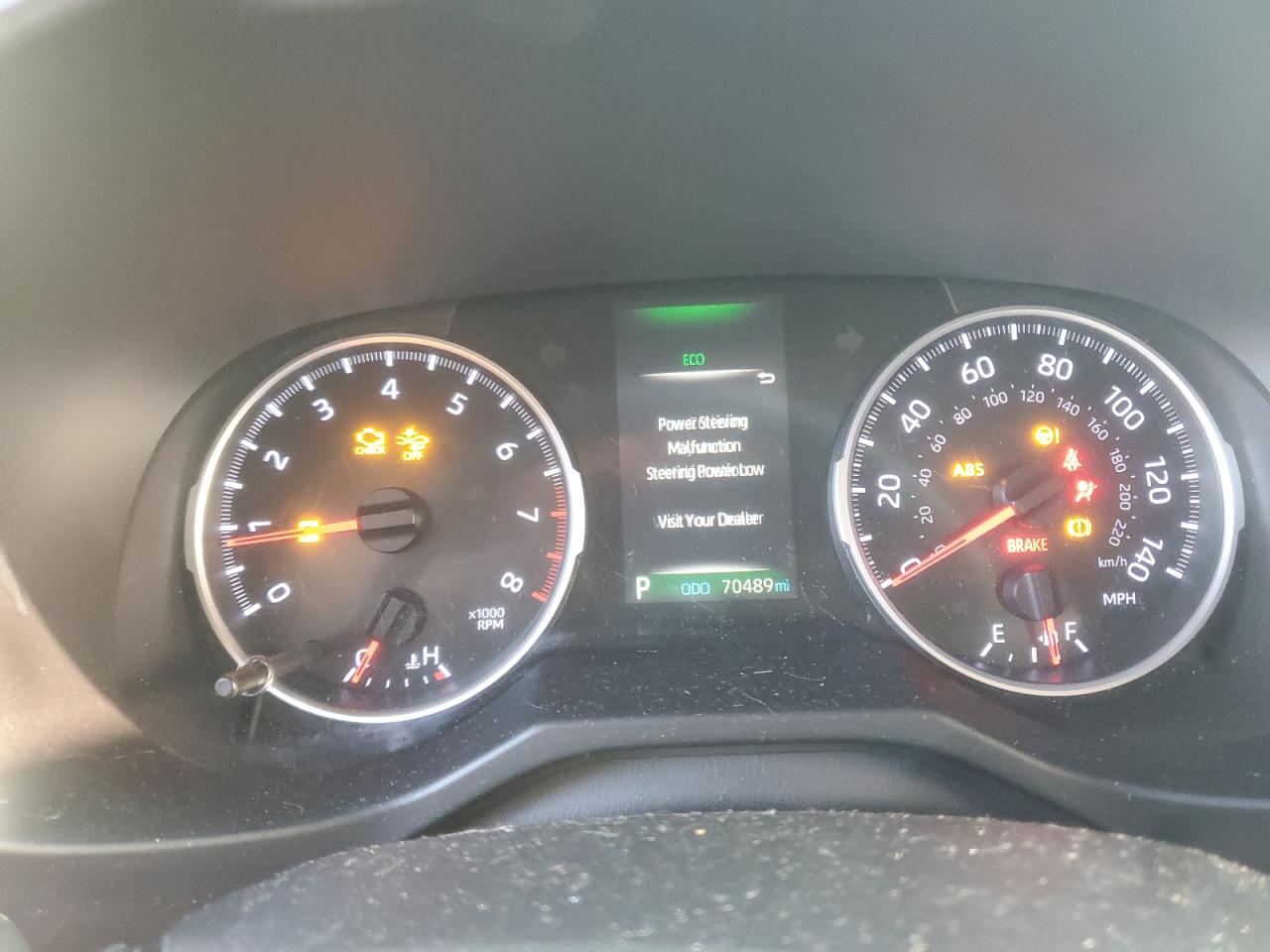 2019 Toyota RAV 4 VIN 2T3H1RFV2KW001091 Copart auction photo, front end / rear end damage thumbnail 9