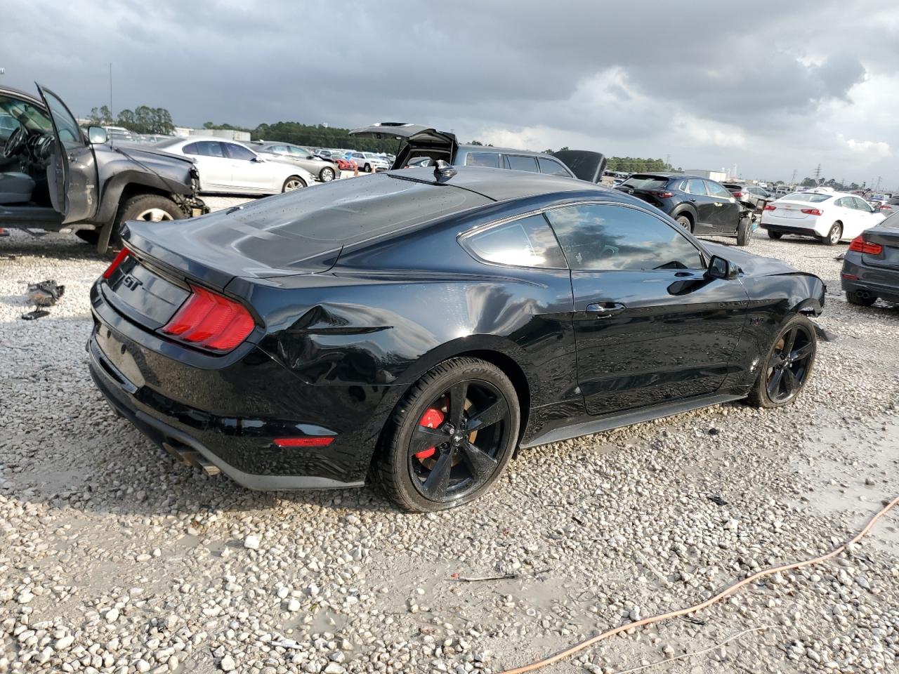 2021 Ford Mustang VIN 1FA6P8CF5M5156487 Copart auction photo, front end damage thumbnail 3