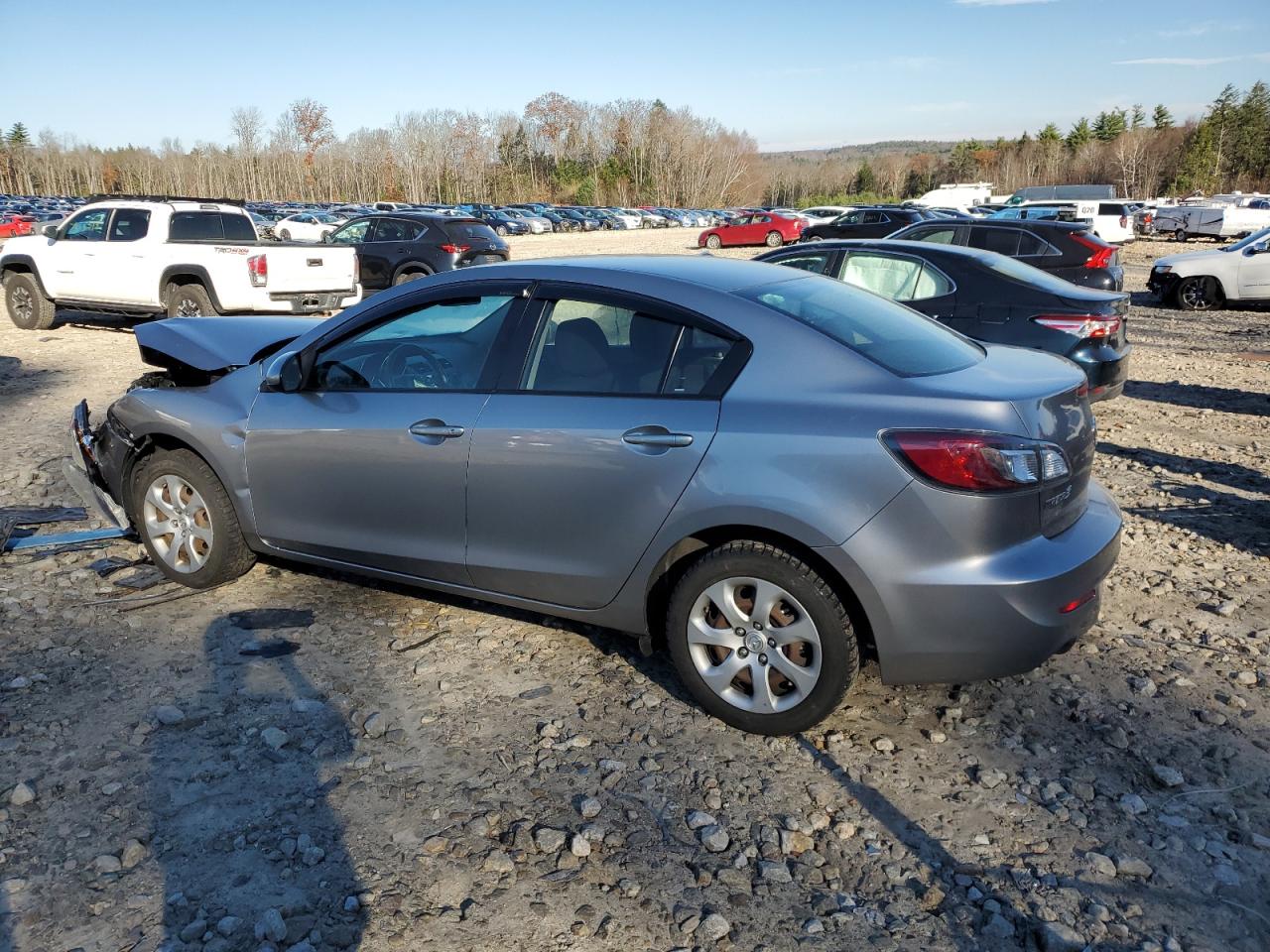 2013 Mazda 3 VIN JM1BL1UPXD1849792 Copart auction photo, front end damage thumbnail 2