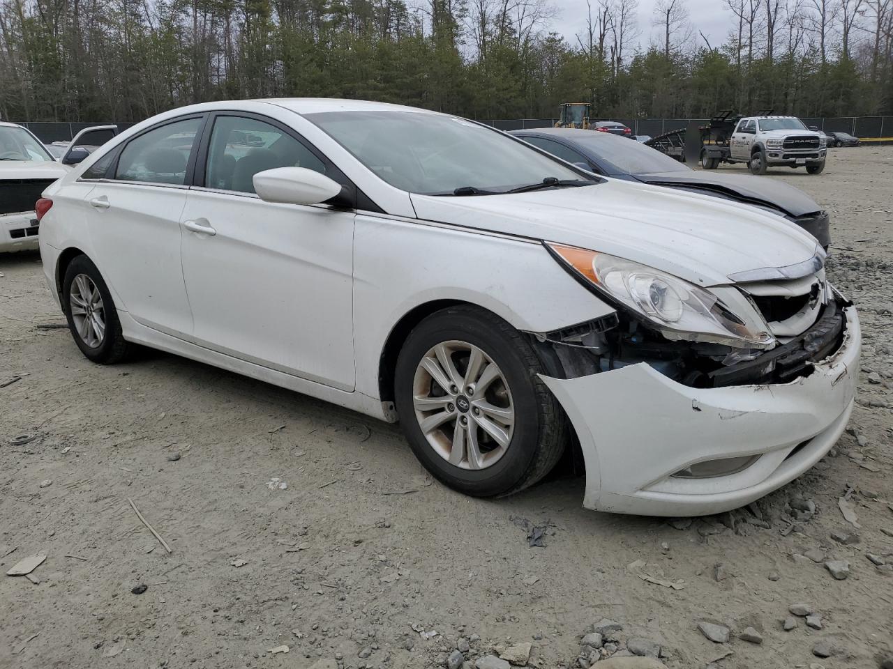 2013 Hyundai Sonata VIN 5NPEB4AC6DH760832 Copart auction photo, rear end / front end damage thumbnail 4