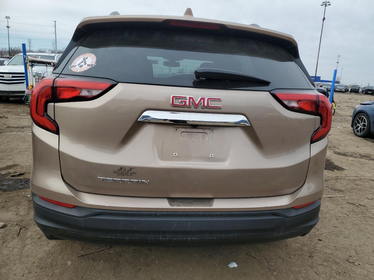 2018 GMC Terrain VIN 3GKALNEU8JL268663 Copart auction photo, front end damage thumbnail 6