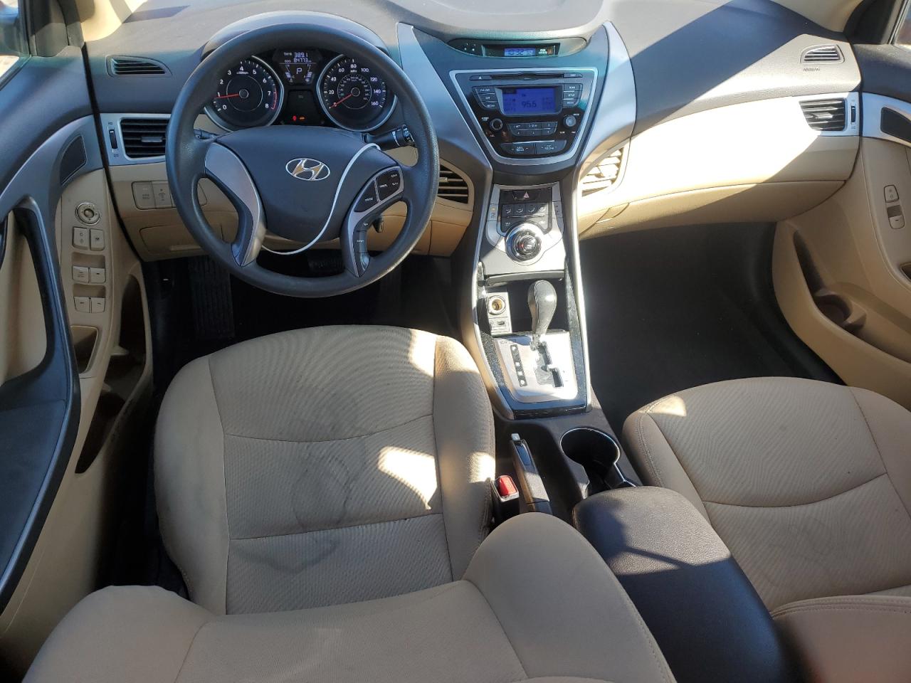 2013 Hyundai Elantra VIN 5NPDH4AE9DH352577 Copart auction photo, front end / minor dent/scratches damage thumbnail 8
