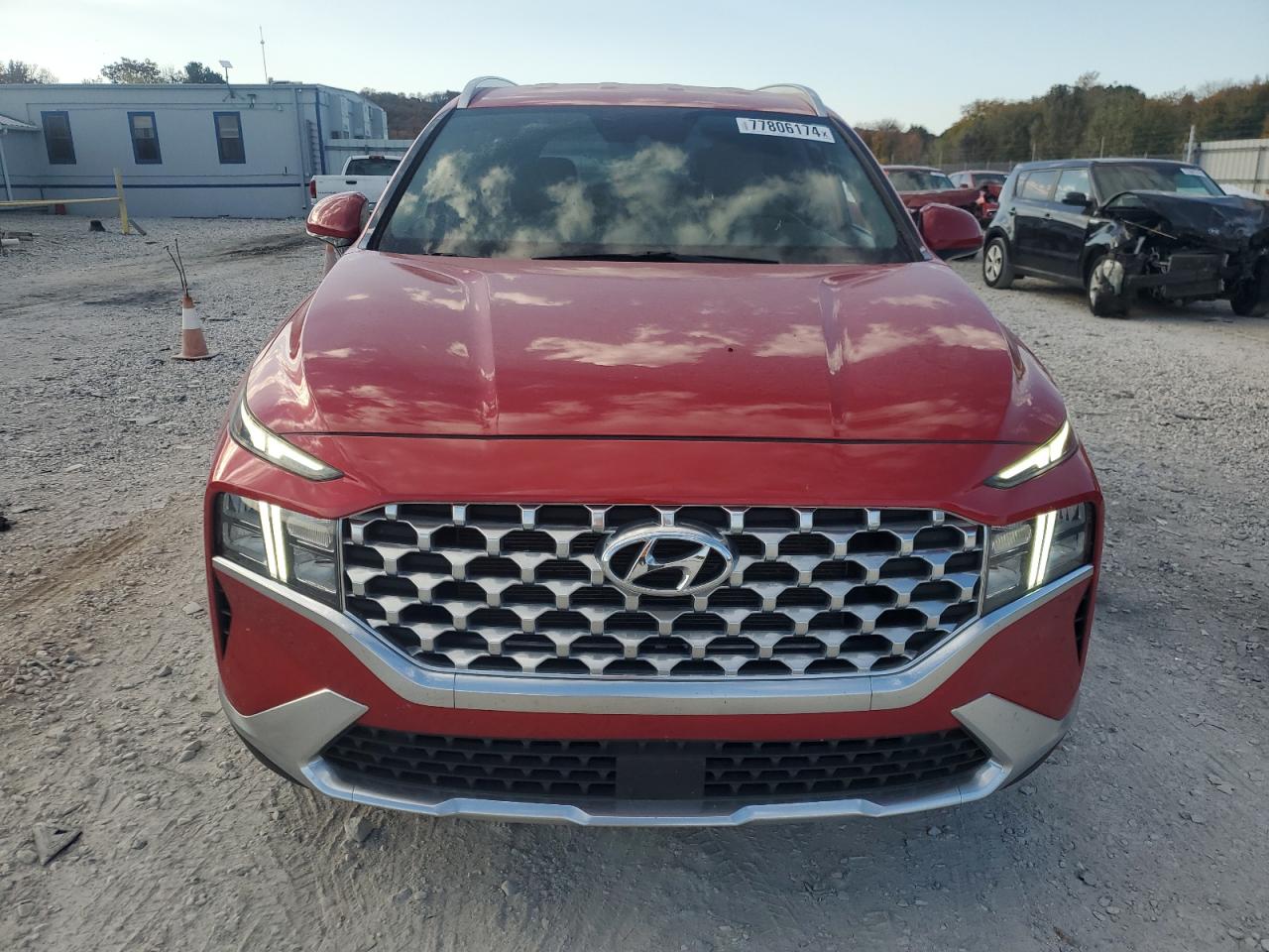 2021 Hyundai Santa Fe VIN 5NMS24AJ0MH321799 Copart auction photo, rear end / side damage thumbnail 5