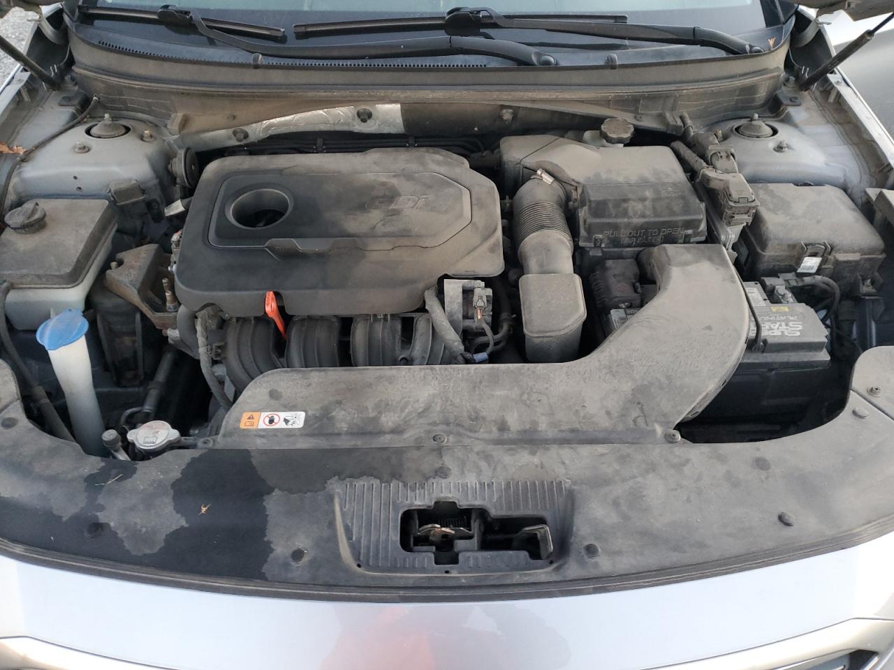 2016 Hyundai Sonata VIN 5NPE24AF2GH373208 Copart auction photo, rear end / side damage thumbnail 11