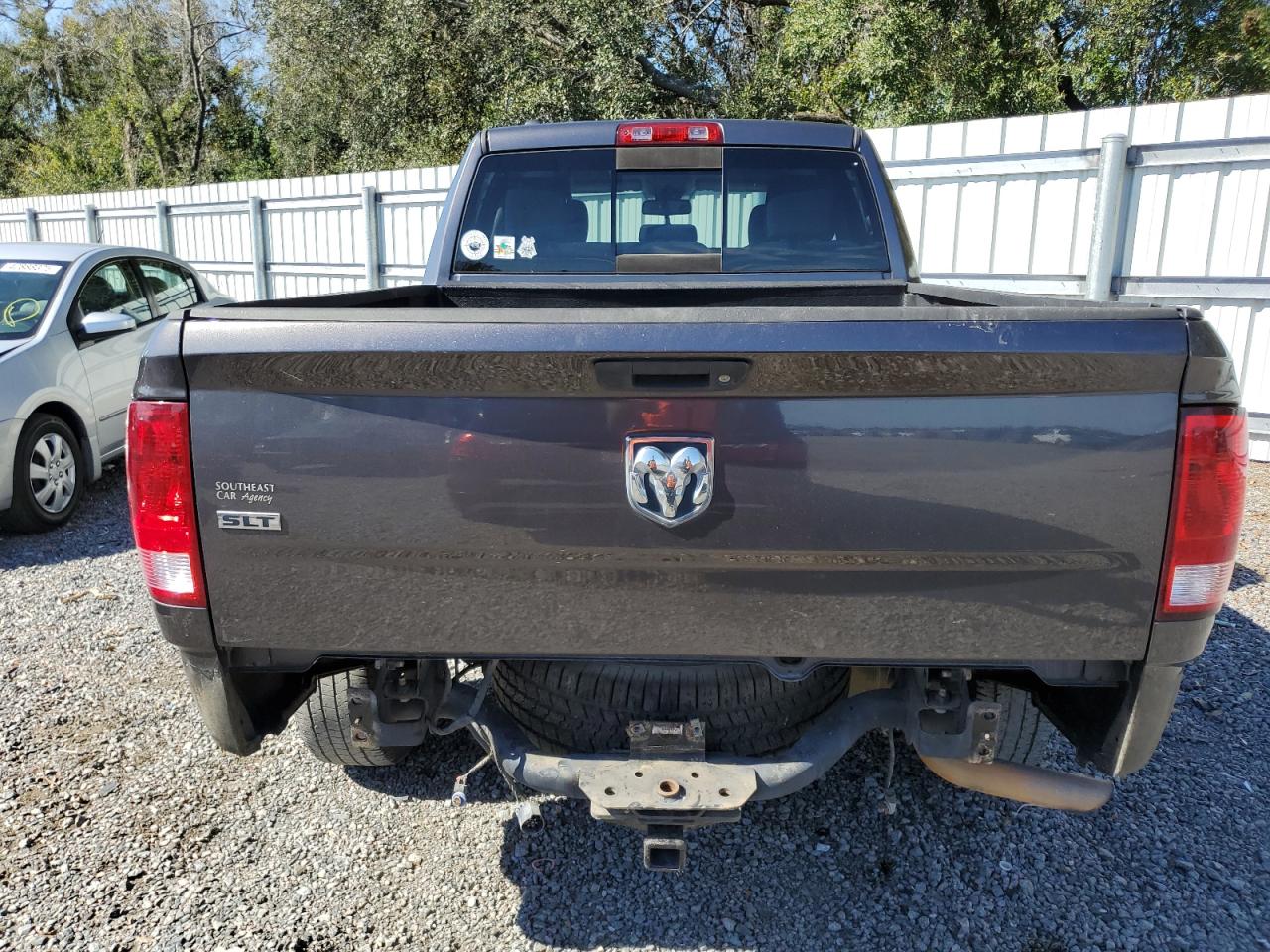 2014 RAM 1500 VIN 1C6RR6GT2ES480495 Copart auction photo, rear end damage thumbnail 6