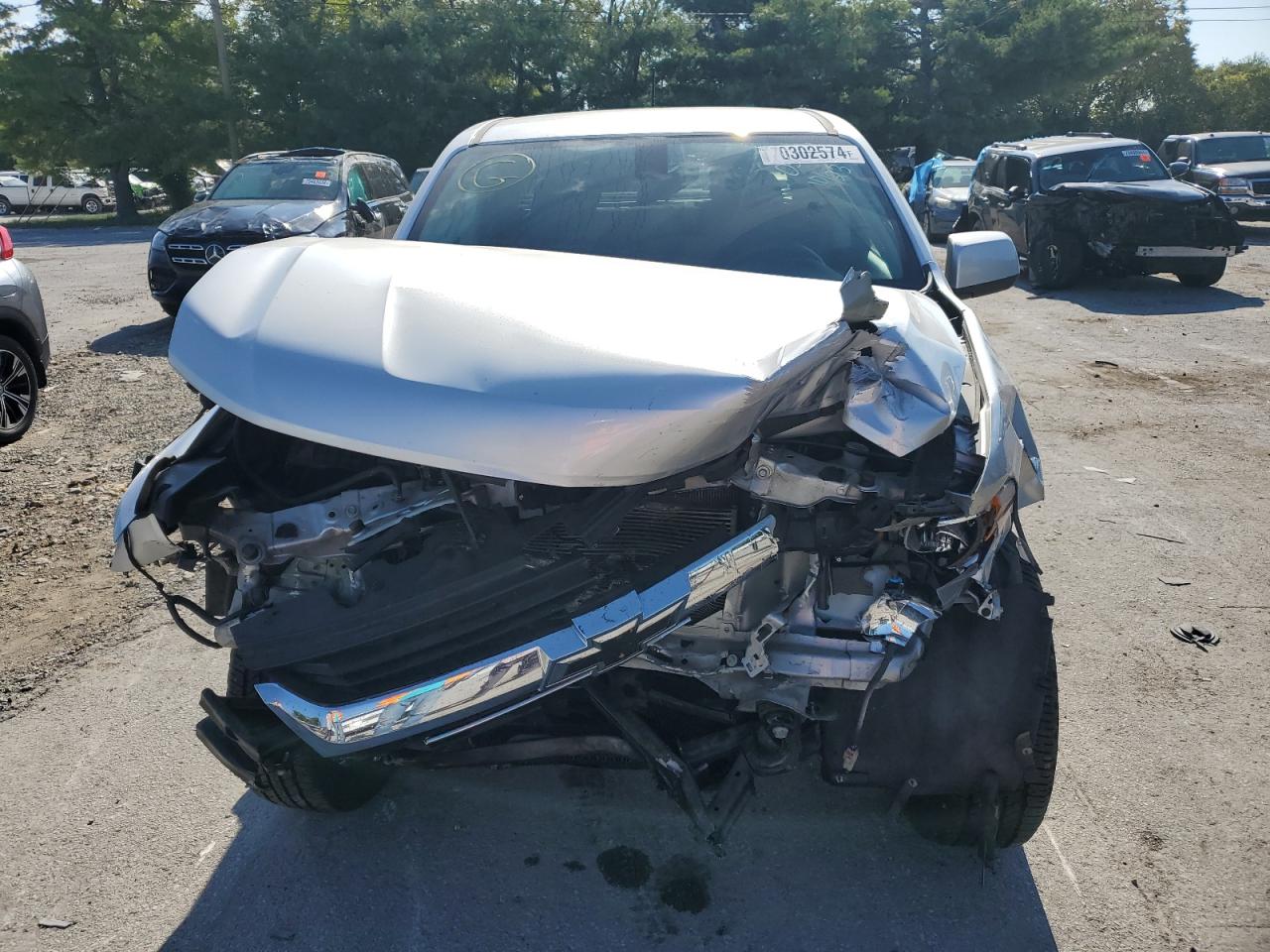 2016 Chevrolet Colorado VIN 1GCGSBEA0G1310594 Copart auction photo, front end / frame damage damage thumbnail 5
