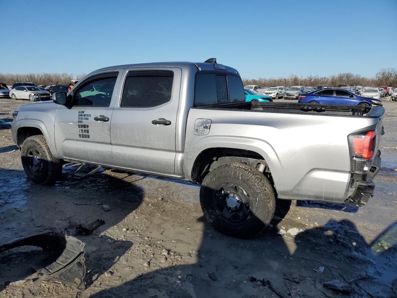 2021 Toyota Tacoma VIN 3TMCZ5ANXMM371826 Copart auction photo, rear end / minor dent/scratches damage thumbnail 2