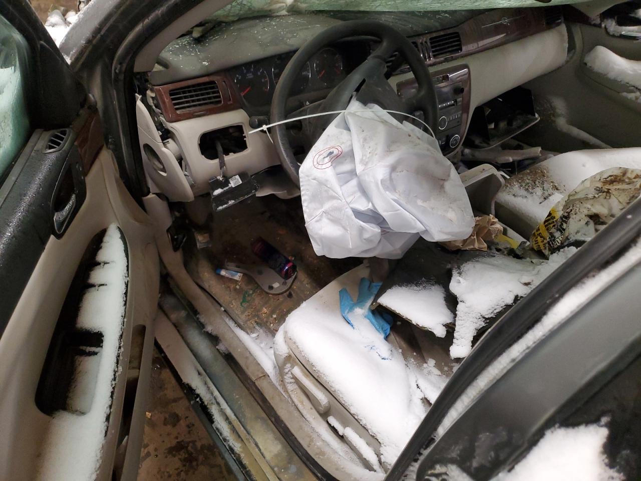 2008 Chevrolet Impala VIN 2G1WT55N089114738 Copart auction photo, front end / side damage thumbnail 8