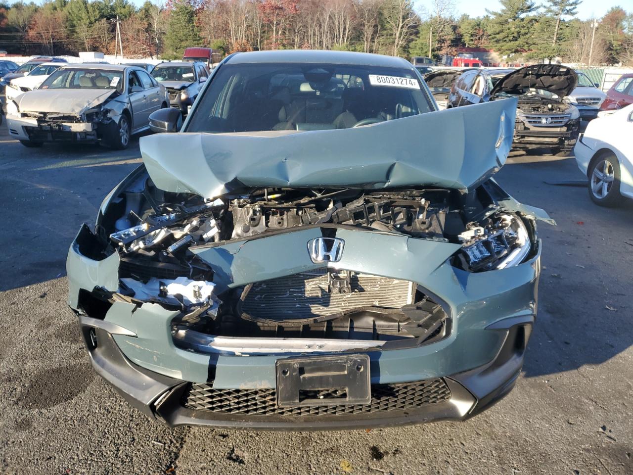 2024 Honda HR-V VIN 3CZRZ2H52RM730070 Copart auction photo, front end damage thumbnail 5