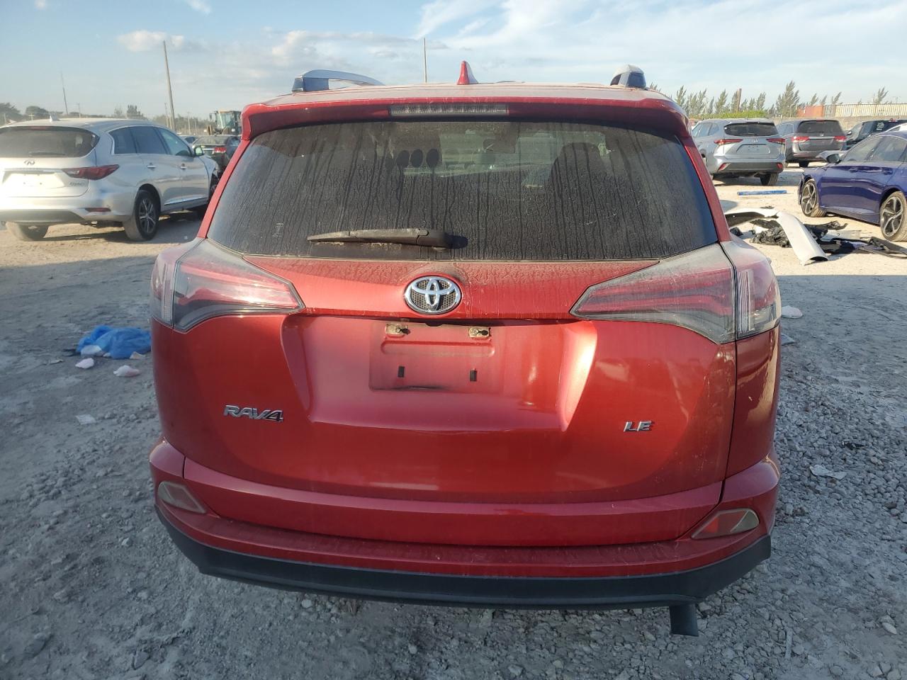 2017 Toyota RAV 4 VIN JTMZFREV1HJ122824 Copart auction photo, front end / minor dent/scratches damage thumbnail 6