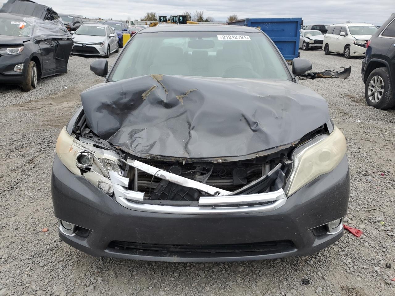 2011 Toyota Avalon VIN 4T1BK3DB8BU411380 Copart auction photo, front end damage thumbnail 5