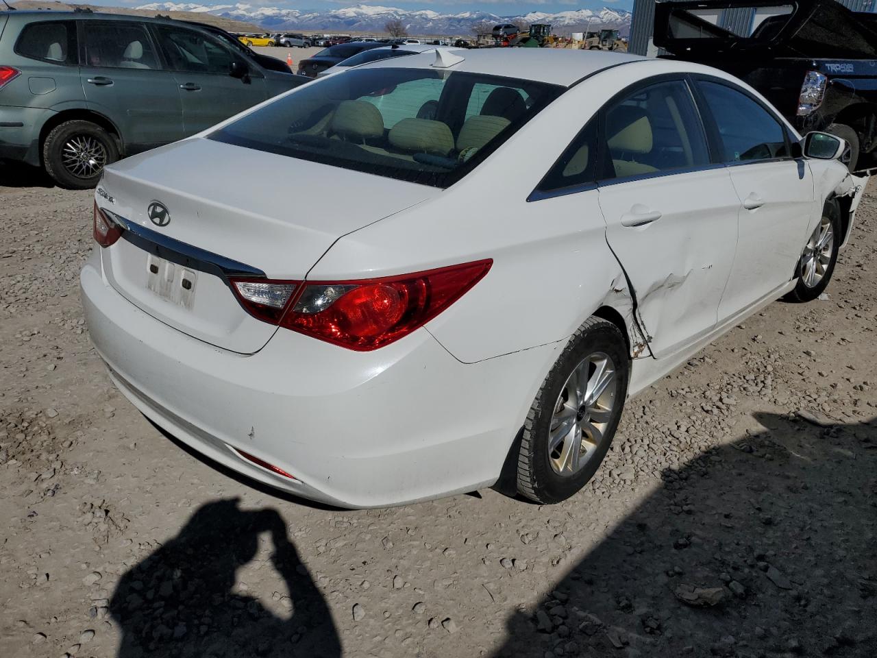 2011 Hyundai Sonata VIN 5NPEB4AC2BH253911 Copart auction photo, front end / side damage thumbnail 3