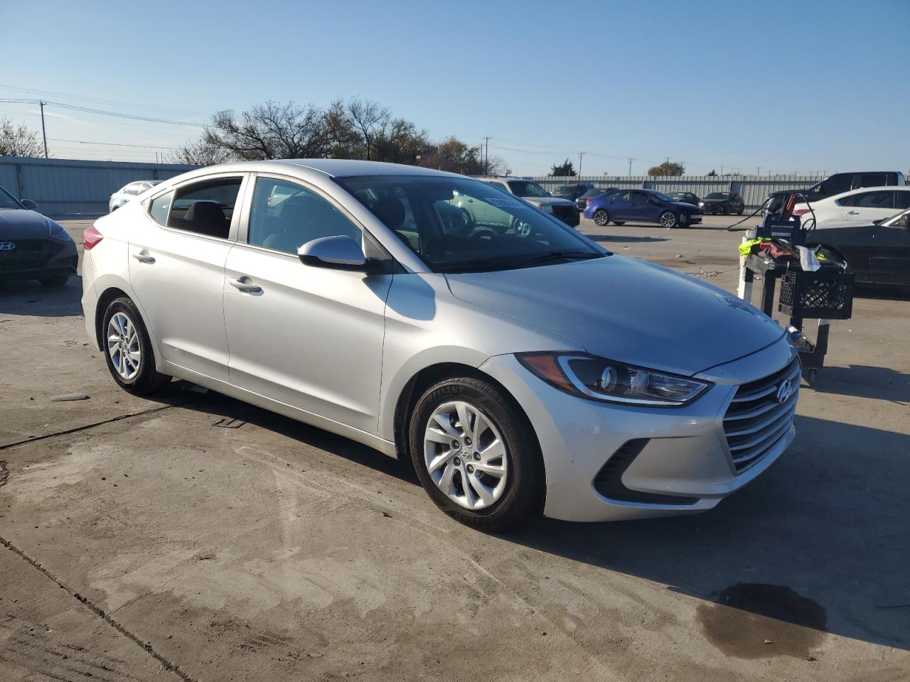 2018 Hyundai Elantra VIN 5NPD74LFXJH345285 Copart auction photo, rear end damage thumbnail 4
