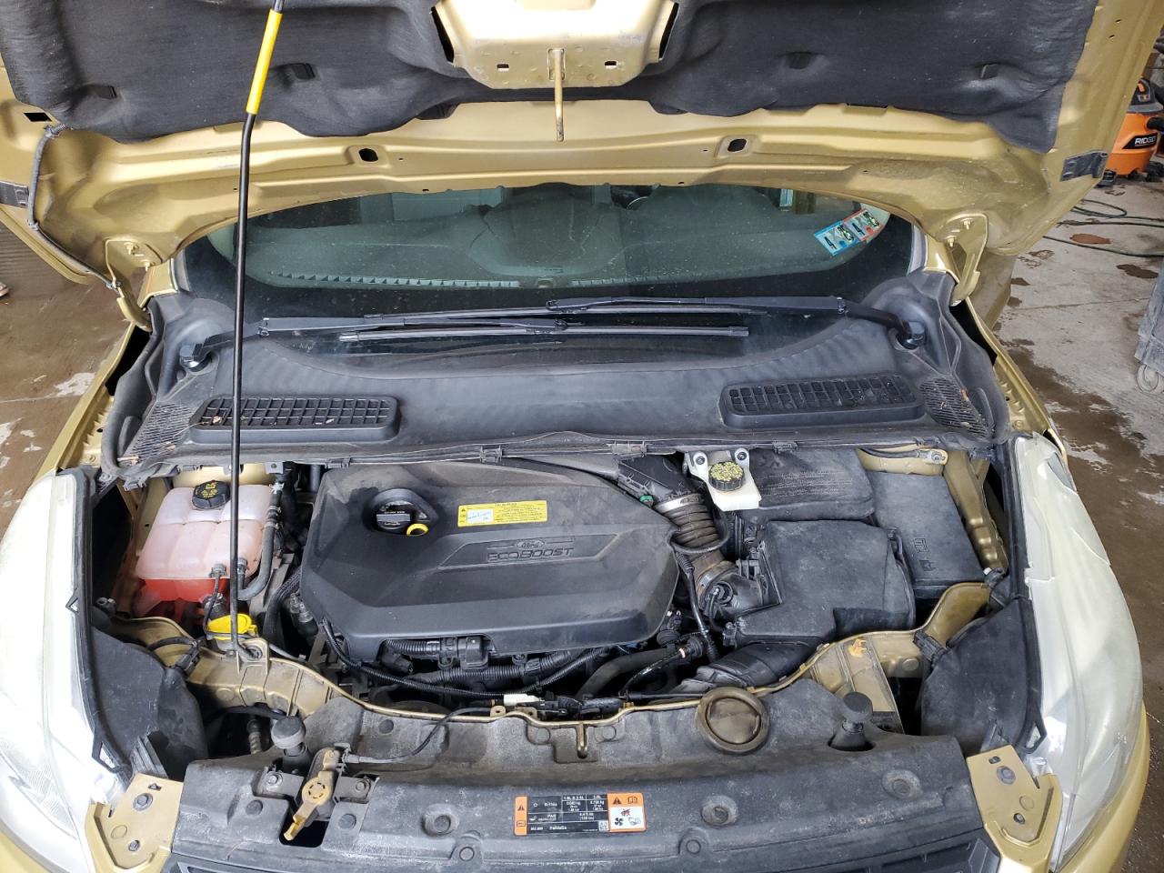 2014 Ford Escape VIN 1FMCU9GX2EUC14797 Copart auction photo, front end damage thumbnail 12
