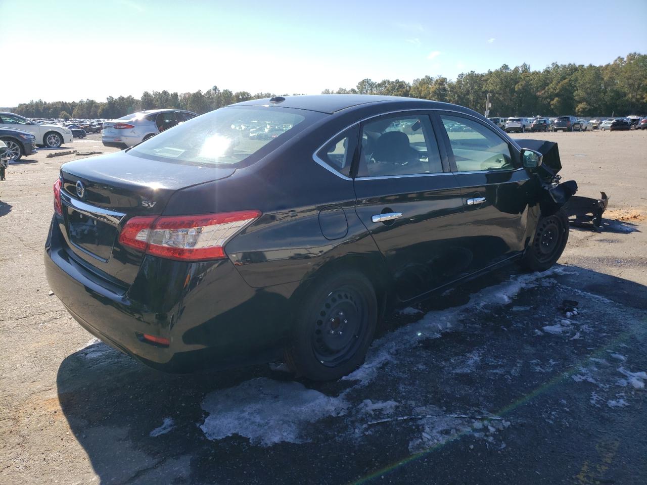 2015 Nissan Sentra VIN 3N1AB7APXFL662623 Copart auction photo, front end / side damage thumbnail 3