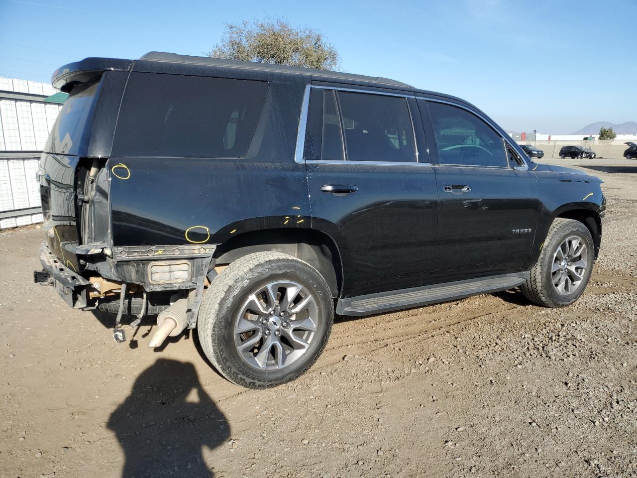 2018 Chevrolet Tahoe VIN 1GNSCAKCXJR338068 Copart auction photo, rear end / front end damage thumbnail 3