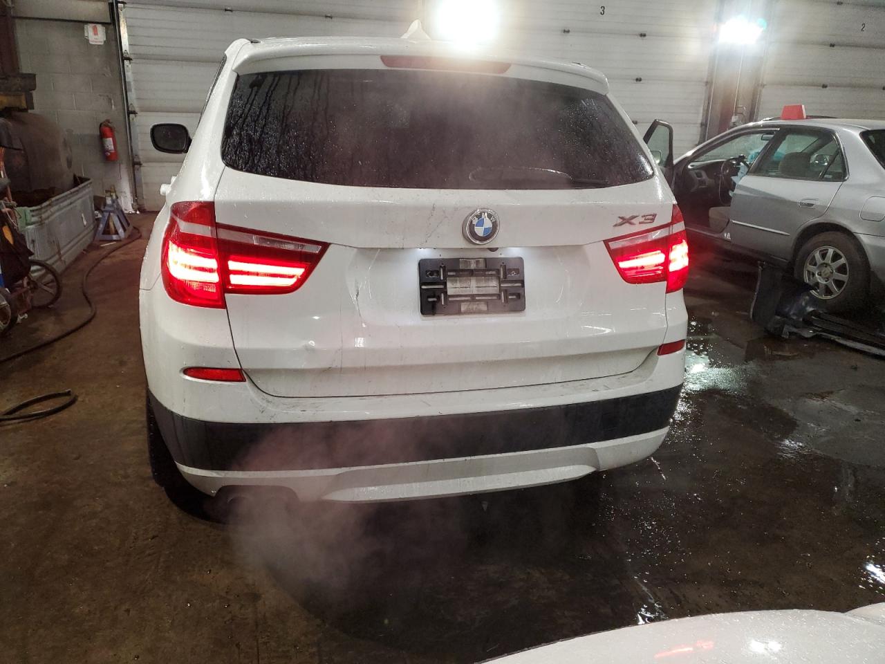 2011 BMW X3 VIN 5UXWX5C53BL715445 Copart auction photo, front end / side damage thumbnail 6