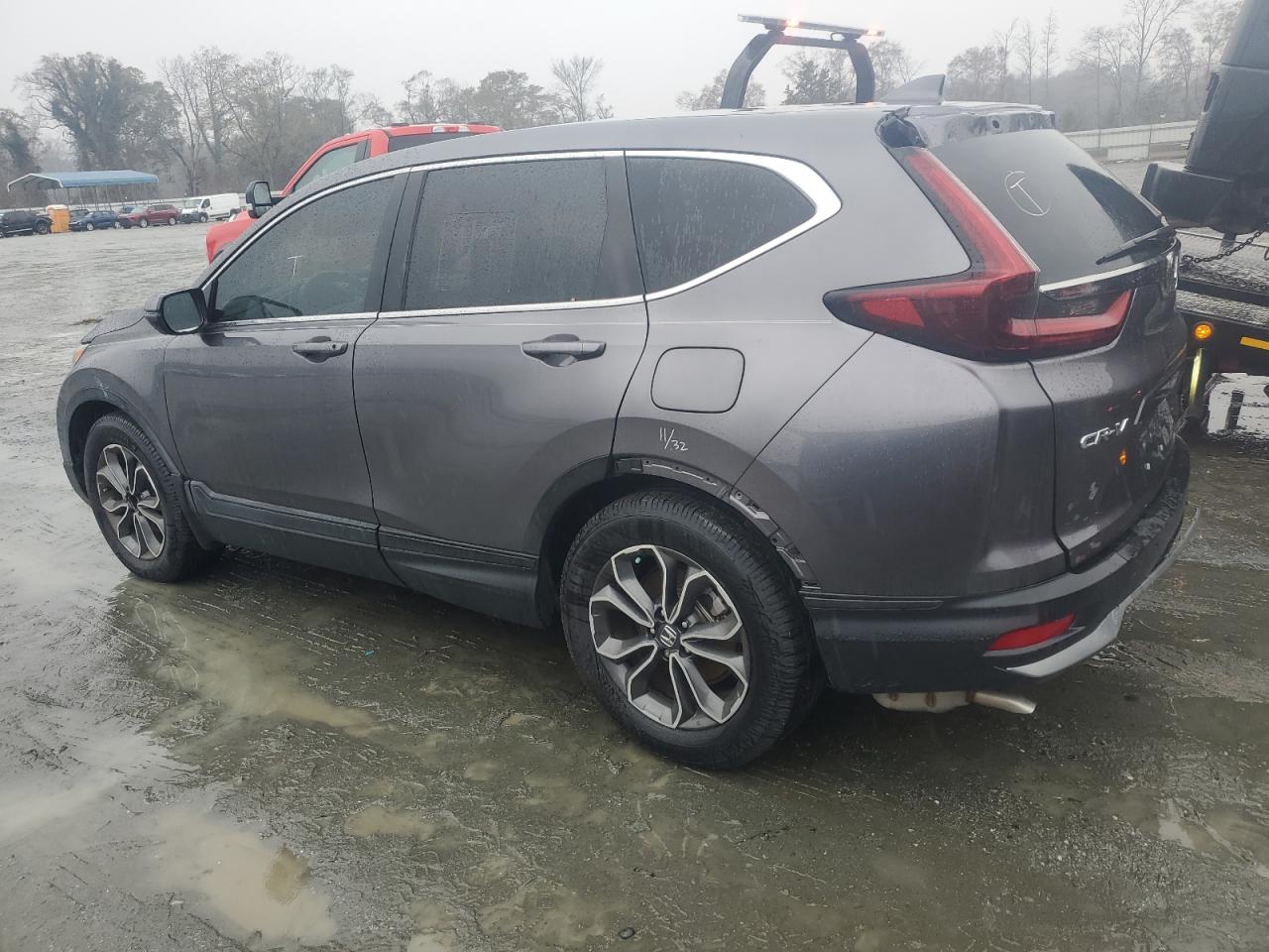 2020 Honda CR-V VIN 5J6RW1H83LA018636 Copart auction photo, stripped damage thumbnail 2