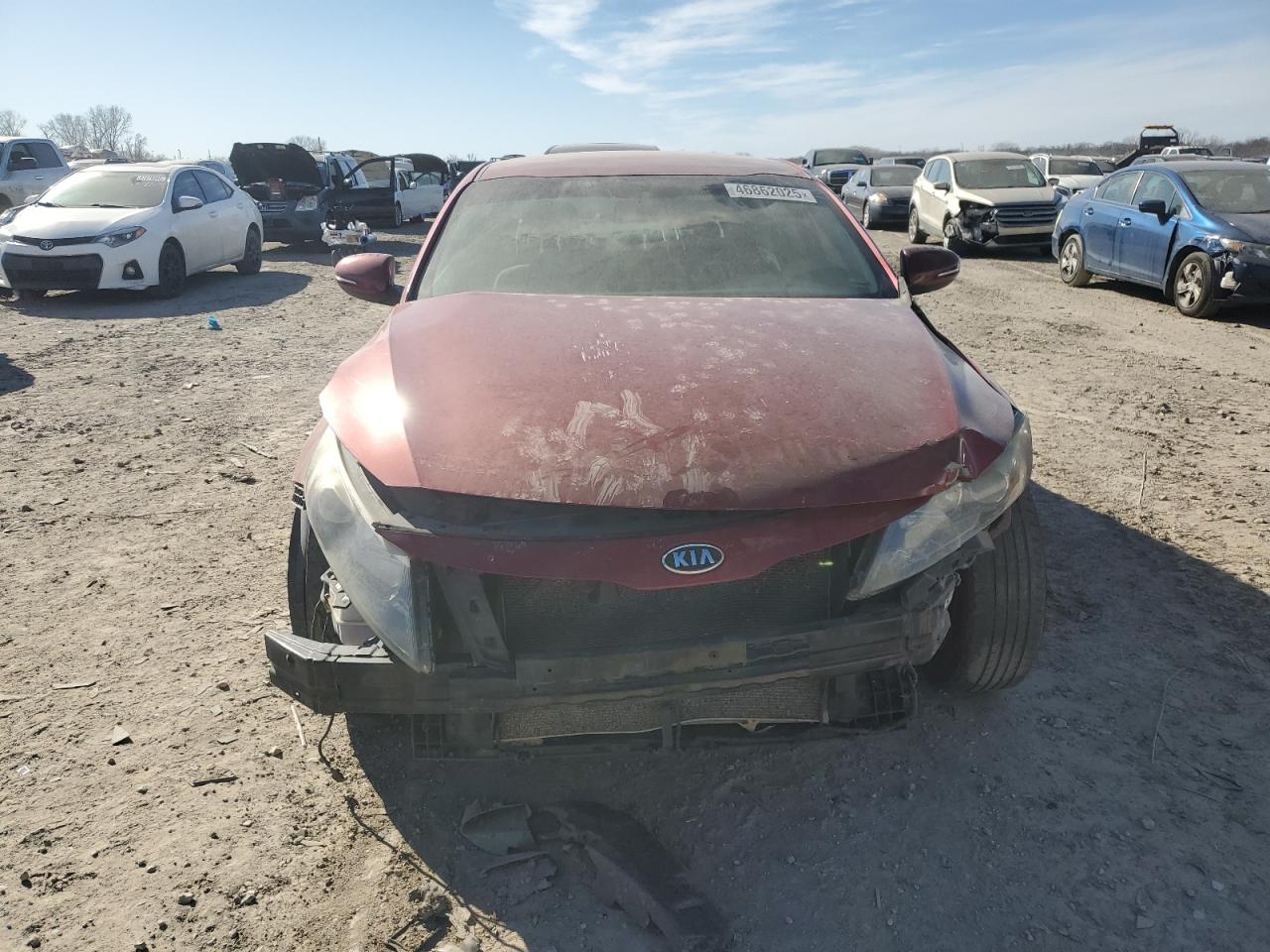 2013 KIA Optima VIN 5XXGM4A78DG185635 Copart auction photo, front end damage thumbnail 5