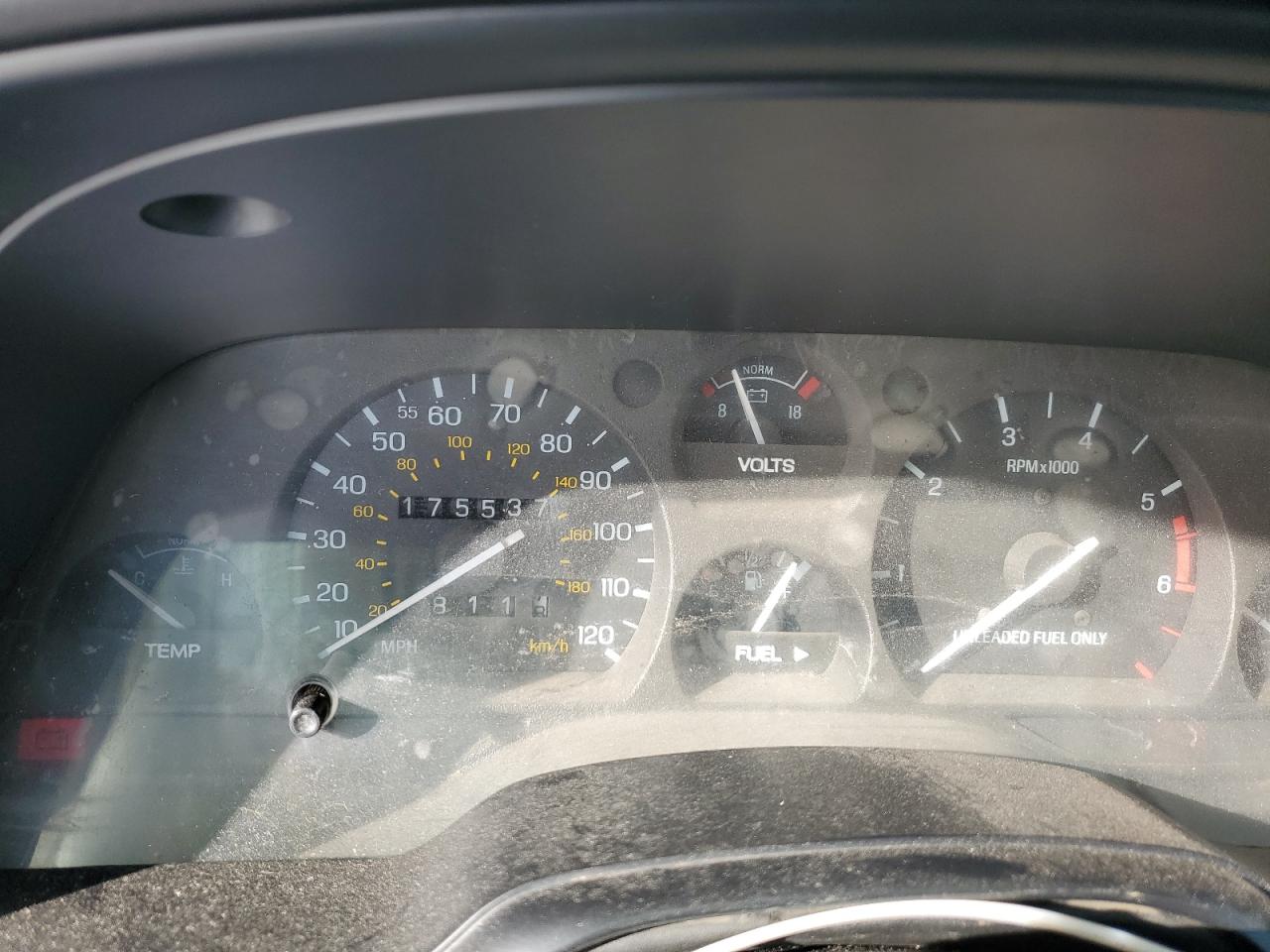 1995 Ford Thunderbird VIN 1FALP62W4SH197312 Copart auction photo, side damage thumbnail 9