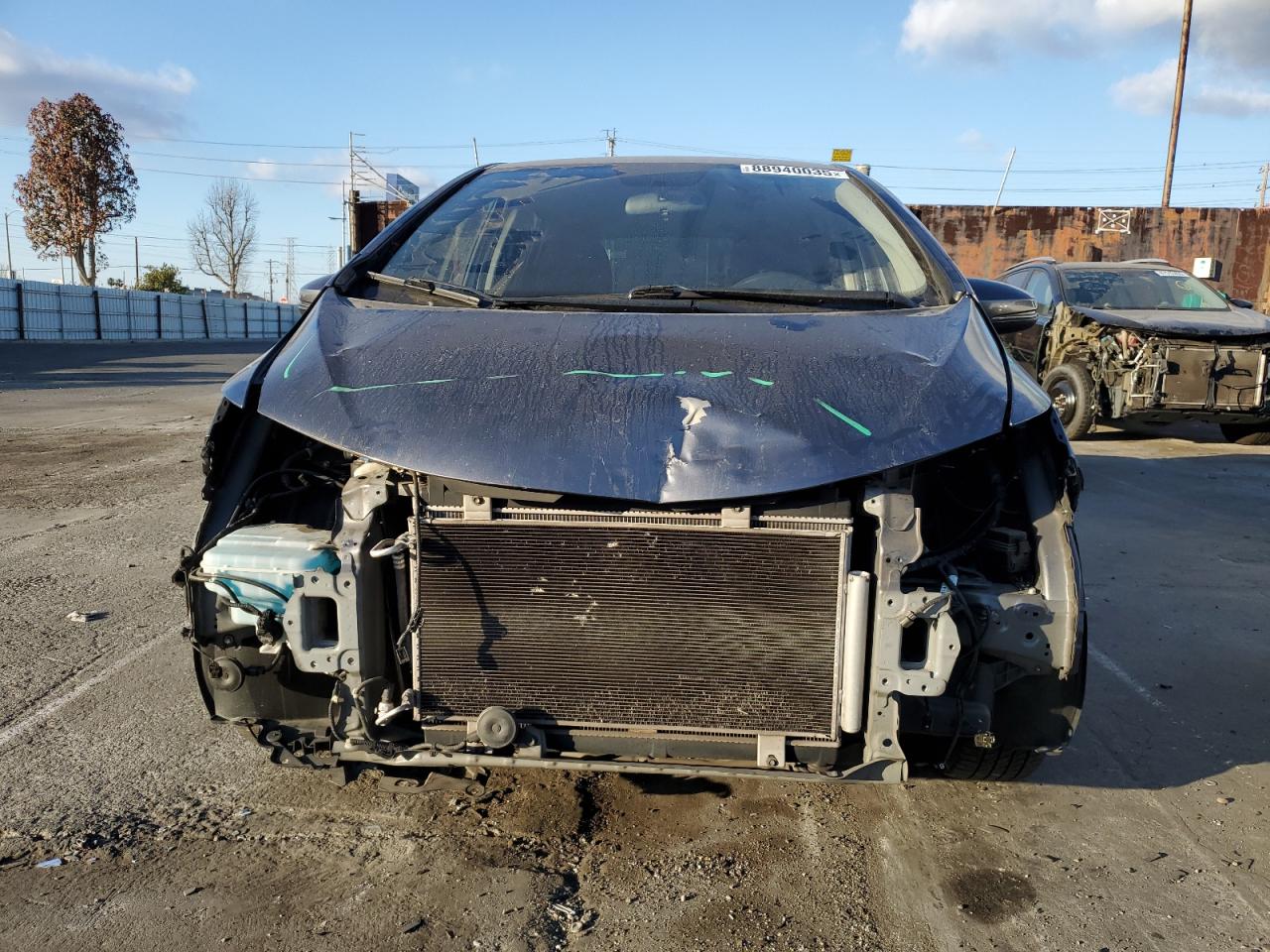 2016 Honda Fit VIN JHMGK5H54GX034075 Copart auction photo, front end / rear end damage thumbnail 5