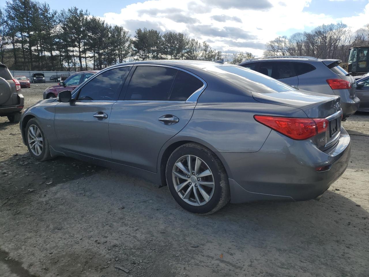 2016 Infiniti Q50 VIN JN1CV7AR2GM253752 Copart auction photo, mechanical damage thumbnail 2